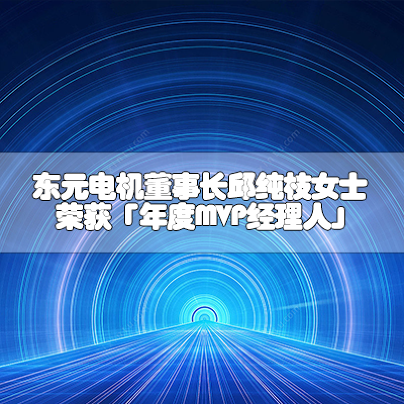 東元電機董事長邱純枝女士 榮獲「年度MVP經(jīng)理人」